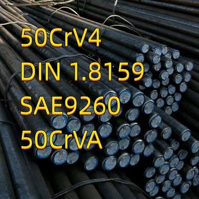 50CrV4 barra redonda de acero de resorte DIN 1.8159 SAE9260 50CrVA OD 180 mm X 2500 mm