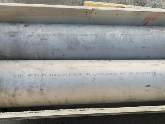 Tubo sin soldadura y tubo de la aleación 28 de ASTM B668-5  28 (N08028)