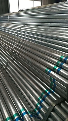 Los materiales de construcción galvanizaron alrededor del tubo soldado con autógena acero galvanizado /Pre de la tubería de acero
