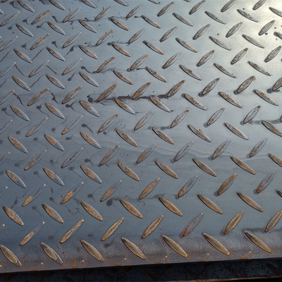 Ms a cuadros de acero suave del carbono de la placa A36 del modelo del descenso del rasgón