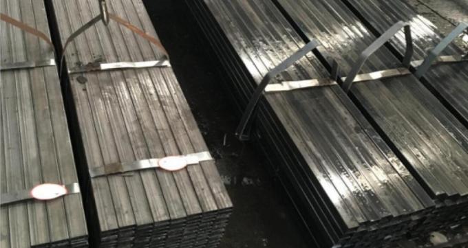 Precio hueco rectangular galvanizado de la tubería de acero del peso/carbono de la sección de steel/gi