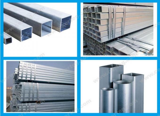  Precio hueco rectangular galvanizado de la tubería de acero del peso/carbono de la sección de steel/gi