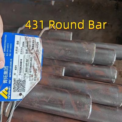 Barras redondas de acero inoxidable laminadas en caliente SUS431 AISI 431 1.4057