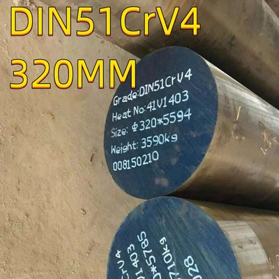 51CrV4 Barra redonda de acero de resorte 50CrV4 Gade 320 mm Diámetro 50HF Requisito