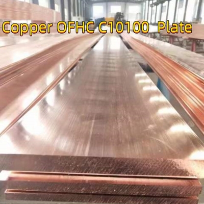 Capa de placa de cobre OFHC-OFE ASTM-B152 Rojo C1020p 300x300x30mm Pura