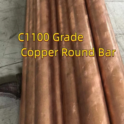 OFHC C10100 Varilla de barras sólidas de cobre libre de oxígeno Alta conductividad OD25mm Aleación C10100
