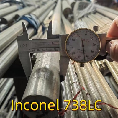 Inconel 738 IN-738LC Barra redonda tirada en frío aleación de alta pureza OD 25mm 35mm 60mm