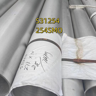 Tubo de acero inoxidable inconsútil ASTM A213 UNS S31254/6MO/1,4547/aleación 254 de SMO 254