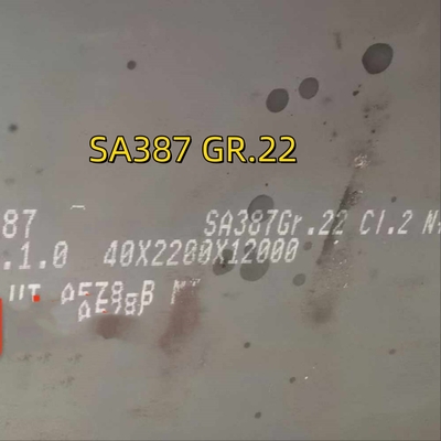 CS Placas de acero de calderas de aleación 2000 x 12000 6 mm ASME SA387 Gr.22 CL2 Placa de acero de aleación