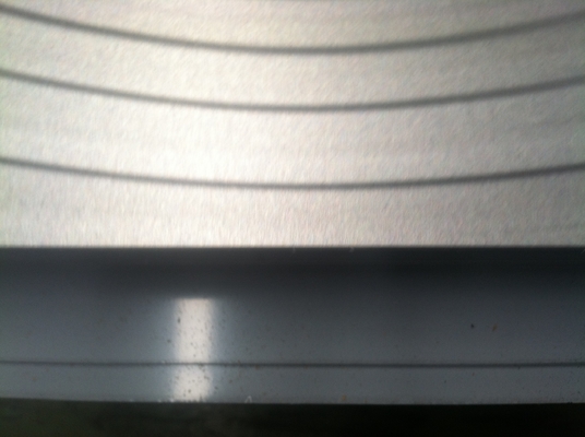 Borde inoxidable de la raja de la placa de acero del espejo del SUS 304 con la capa común del PVC