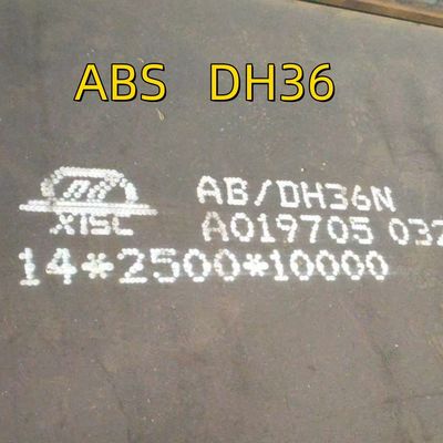 Placas de acero de construcción naval de grado DH36