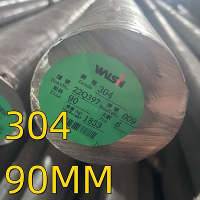 1.4301 SUS304 Varilla redonda de acero inoxidable de 6 mm ASTM A276 Aisi 304 TP304 laminada en caliente