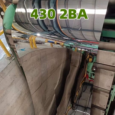 SUS430 2BA chapa de acero inoxidable laminada en frío 8K Superficie de espejo con PVC Flim 1.2*1250*2500mm