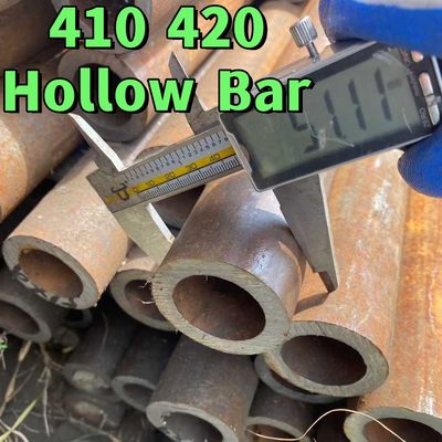 Tubo sin costura de acero inoxidable ASTM A312 TP420 SUS420 2Cr13 Barra hueca de acero inoxidable de martensita