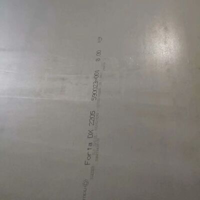 La placa a dos caras del acero 2205 del duplex de la placa de acero del estruendo 1,4462 duplica 2205 propiedades de acero inoxidables