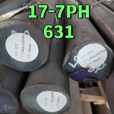 Técnica forjada / laminada en caliente ASTM A564 SUS631 17-7PH DIN1.4568 Barra redonda de acero inoxidable con tratamiento térmico
