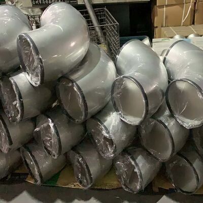 Radio largo del codo 45º en Avesta 254SMO 10" acero inoxidable Eblow de Sch-40 BW S31254