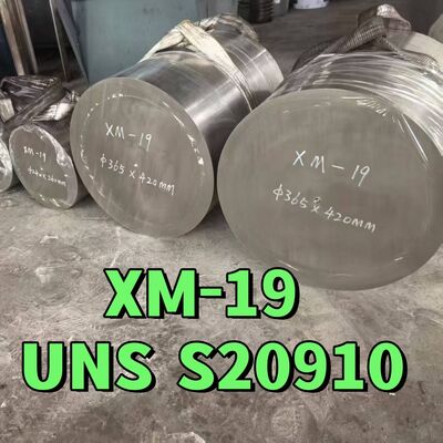 ASTM A276 XM-19  UNS S20910 Nitronic50 EN10088-3 DIN  1.3964  Stainless Steel Solid Rod