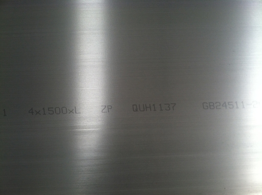 La placa de acero inoxidable cepillada/304 SS cubre laminado en caliente con la película del PVC