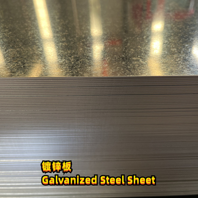 Material DX51D-Z275 ASTM A653 G90 Hoja de acero galvanizado 3.0x1250*2500MM Esángulo cero