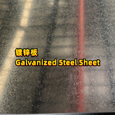 Material DX51D-Z275 ASTM A653 G90 Hoja de acero galvanizado 3.0x1250*2500MM Esángulo cero