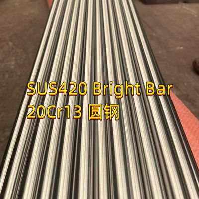 SUS420 barra de acero inoxidable Rod redondo 1,4037 X65Cr13 AISI 420 11,6 H11 longitud 3M