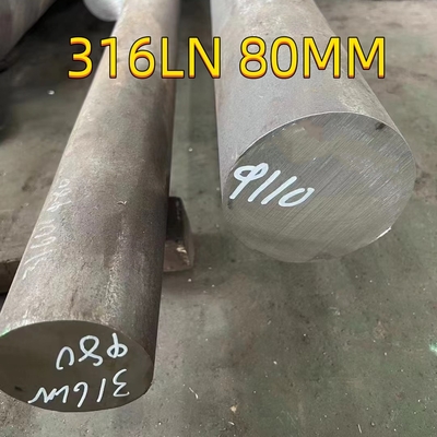 Ø120 X 3000 en 316LN ESR 1.4429 Barra redonda de acero inoxidable SS316LN Varilla redonda Superficie negra