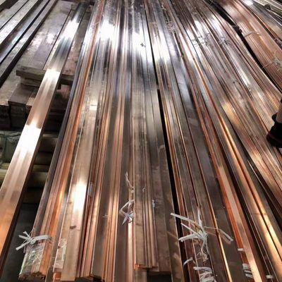 Barras de cobre puro de forma cuadrada 20*20 30*30 mm Barras de cobre rojo C1100 1/2H Hardo