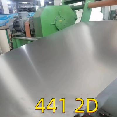 Aisi 441 1.4509 0,8 mm Hoja de acero inoxidable 2D Superficie 1220*2440 mm Para la industria automotriz
