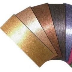 ROSE GOLD 0.5*1220x2440mm Acero inoxidable Placa de espejo liso para decoración de techos