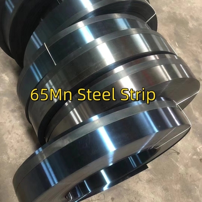 EN10132-4 C67S GB/T1222 65Mn 1,0*16mm Banda de acero Resistencia a la tracción LC Banda de acero de alto carbono acabado blanco