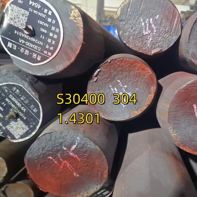 4-6m de longitud ASTM A276 TP304 1.4301 barra redonda de acero inoxidable con superficie negra