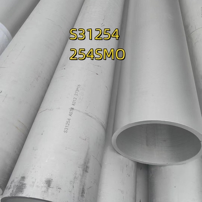 S31254 Tubos sin costura de acero inoxidable ASTM A789 F44 / aleación 254 SMO Tubos sin costura