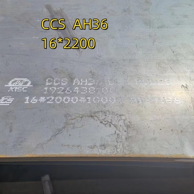 Placa de acero AH36 de 10 mm de espesor 2,4 m*1,2 m Material para ser estallado y preparado con primer soldado