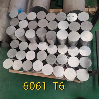 Barras redondas de suelo en stock MATERIAL: Barras de aleación de aluminio ASTM B-211 ALLOY 6061 T6 utilizadas para el molde