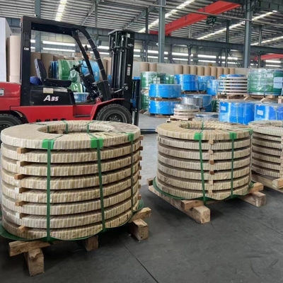 Frío laminado de acero inoxidable SUS316Ti/ SS 31668 DIN1.4571 bobina con Ba/2B 8K/Hl superficie 0,5 * 100 mm