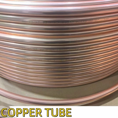 ASTM B280 Cobre puro 99,95% Aire acondicionado Tubo de cobre flexible Tubo de bobina de panqueques de cobre