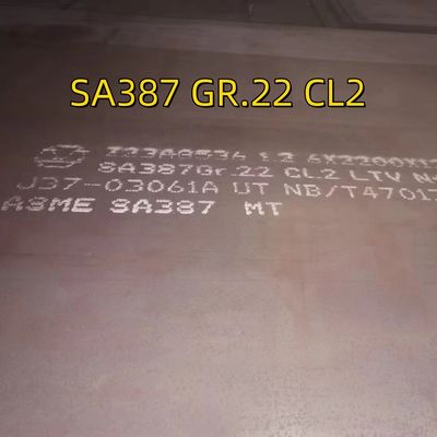 SA387 Gr22 Cl2 Placa de acero de aleación laminada en caliente