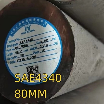 SAE 4340 Diámetro 300 mm longitud 3000 mm DIN 1013 DIN 1.6565 / 40CrNiMo 6 QT Barra sólida