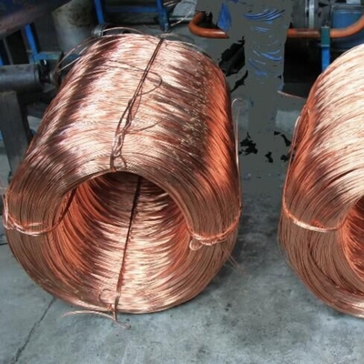 Cables de cobre rojo desnudo Cables de cobre rodas C1100 forma redonda forma única de cable forma dura 0,3-3 mm