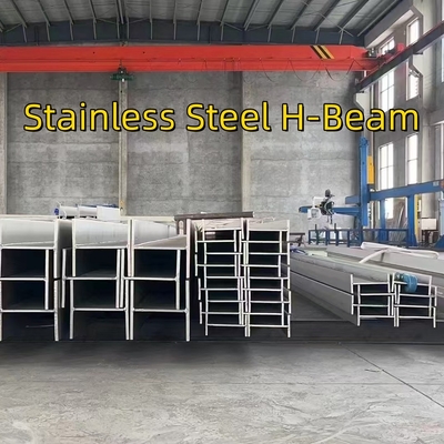 I Profile Beam 100x100x6x8mm 304 de acero inoxidable H estructura de vigas de soldadura para materiales de construcción