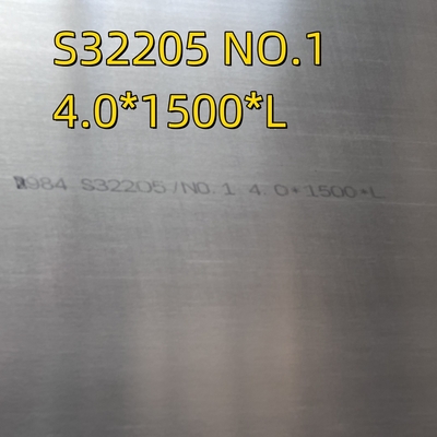 1/4' 6,35mm 6mm 2205 placa de acero inoxidable dúplex IN 4' X10' S31803 S32205