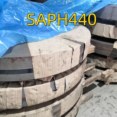 Alta resistencia 1.6х1250 JIS G 3141 SAPH440-P Pantalón de corte de bobina de acero en picado en caliente