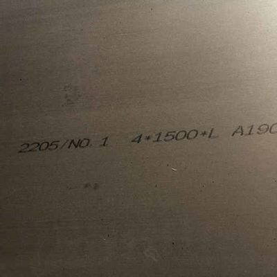 S32205 Placas de acero inoxidable de doble 4 mm de espesor 1500*6000 mm de acero doble 2205