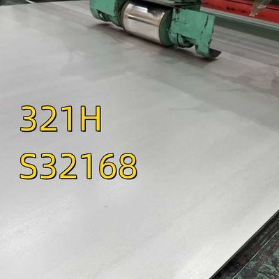 32168 321H Placas de acero inoxidable laminadas en caliente ASME SA240 12 * 1500 * 6000MM