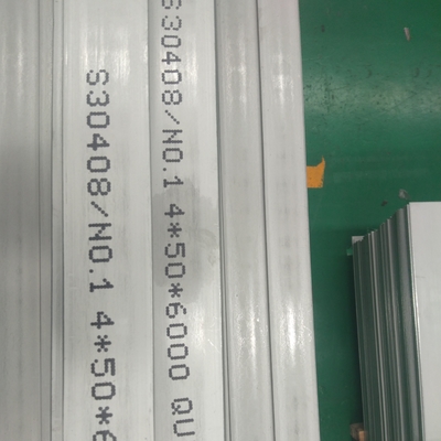 Barras planas laminadas en caliente de acero inoxidable SS 304 4*50*6000mm