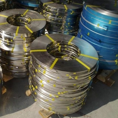 Superficie de BA recocida brillante AISI 304 SUS304 1.4301 Tiras de acero inoxidable bobina 0,5 * 80MM