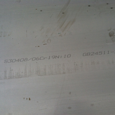ASTM A240 TP304 S30408 1.4301 Placas de acero inoxidable NO.1 Superficie 1500x3000mm Tamaño