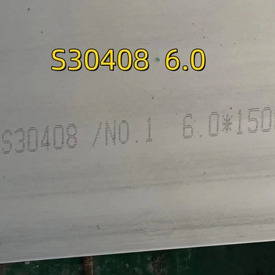 ASTM A240 TP304 S30408 1.4301 Placas de acero inoxidable NO.1 Superficie 1500x3000mm Tamaño