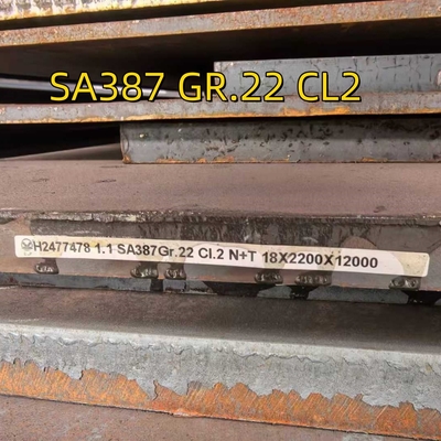 SA387Gr22 CL2 Calderas y recipientes a presión N+T Placas de acero 18*2200*12000MM